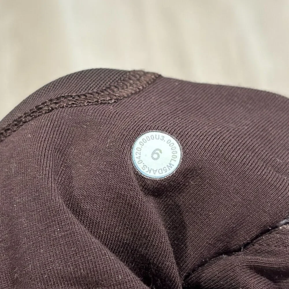 Lululemon Ready to Crush Velvet Jogger Pants Women’s French Press Brown Size 6